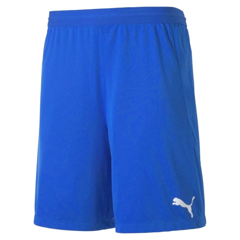 PUMA Women's Team Final Soccer Shorts S Electric Blue Athletic Training Activewe